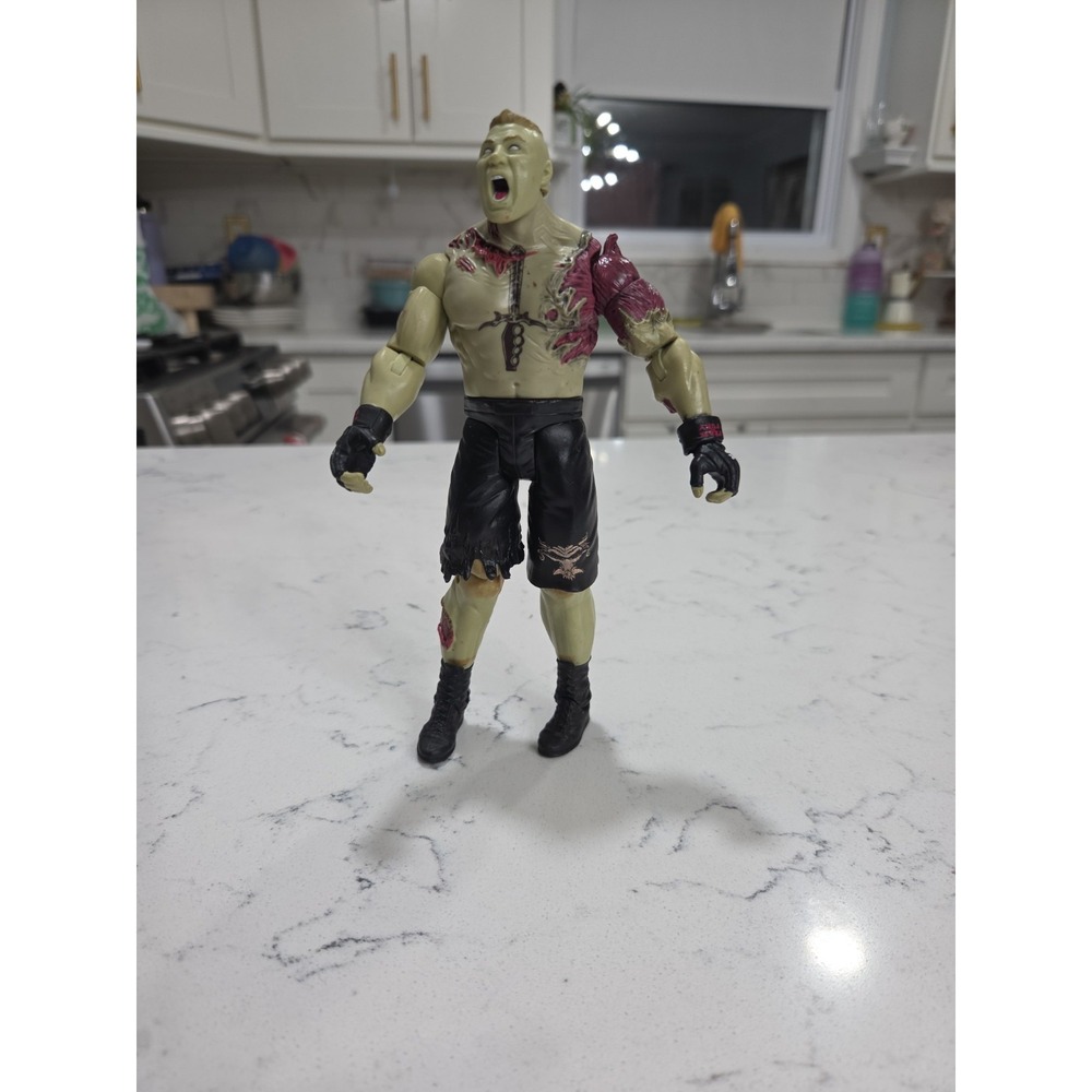 WWE Zombies Brock Lesnar 7" Mattel Zombified Action Figure 2012 Wrestling
